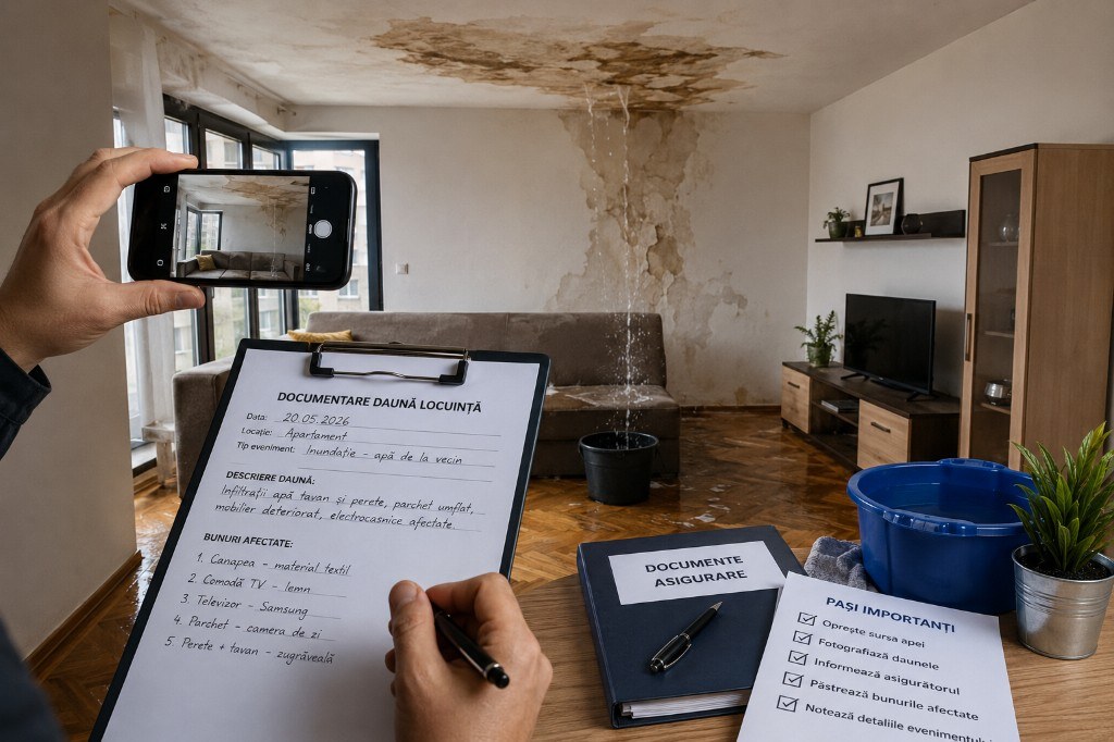 Cum documentezi corect daunele la locuință pentru a obține despăgubirea integrală